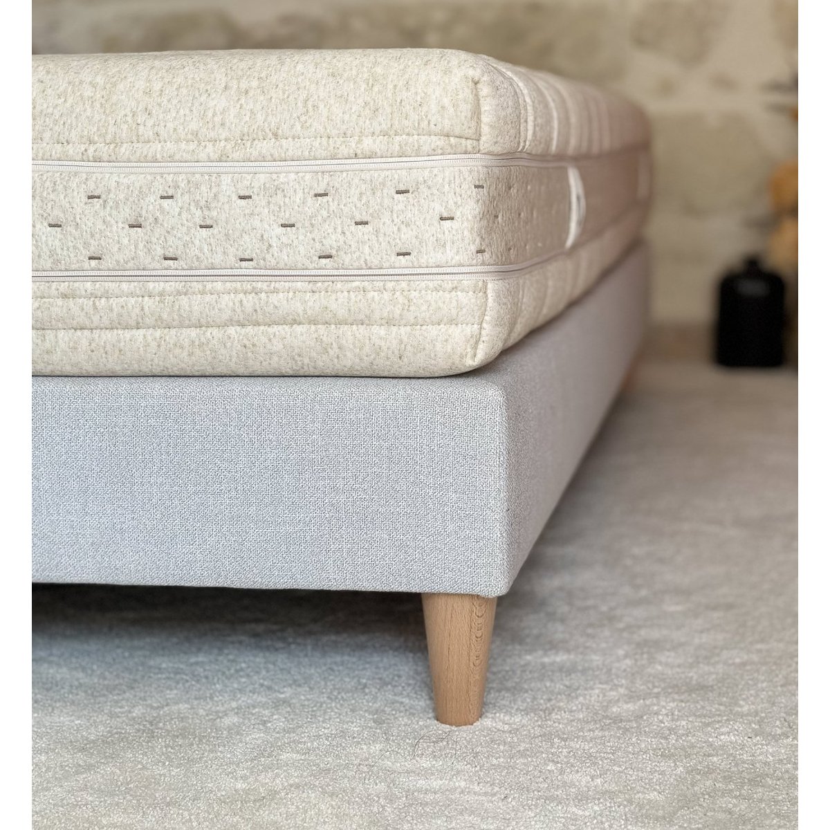 Matelas Adulte Chanvrenatura® Vario blanc, KADOLIS