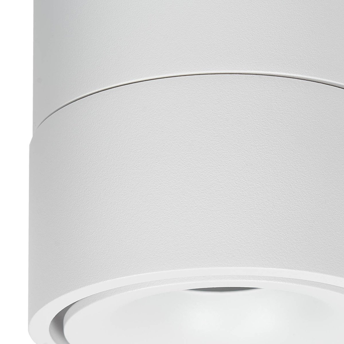 Plafonnier en aluminium moderneLED, Rotari blanc (ral 9003), ARCCHIO