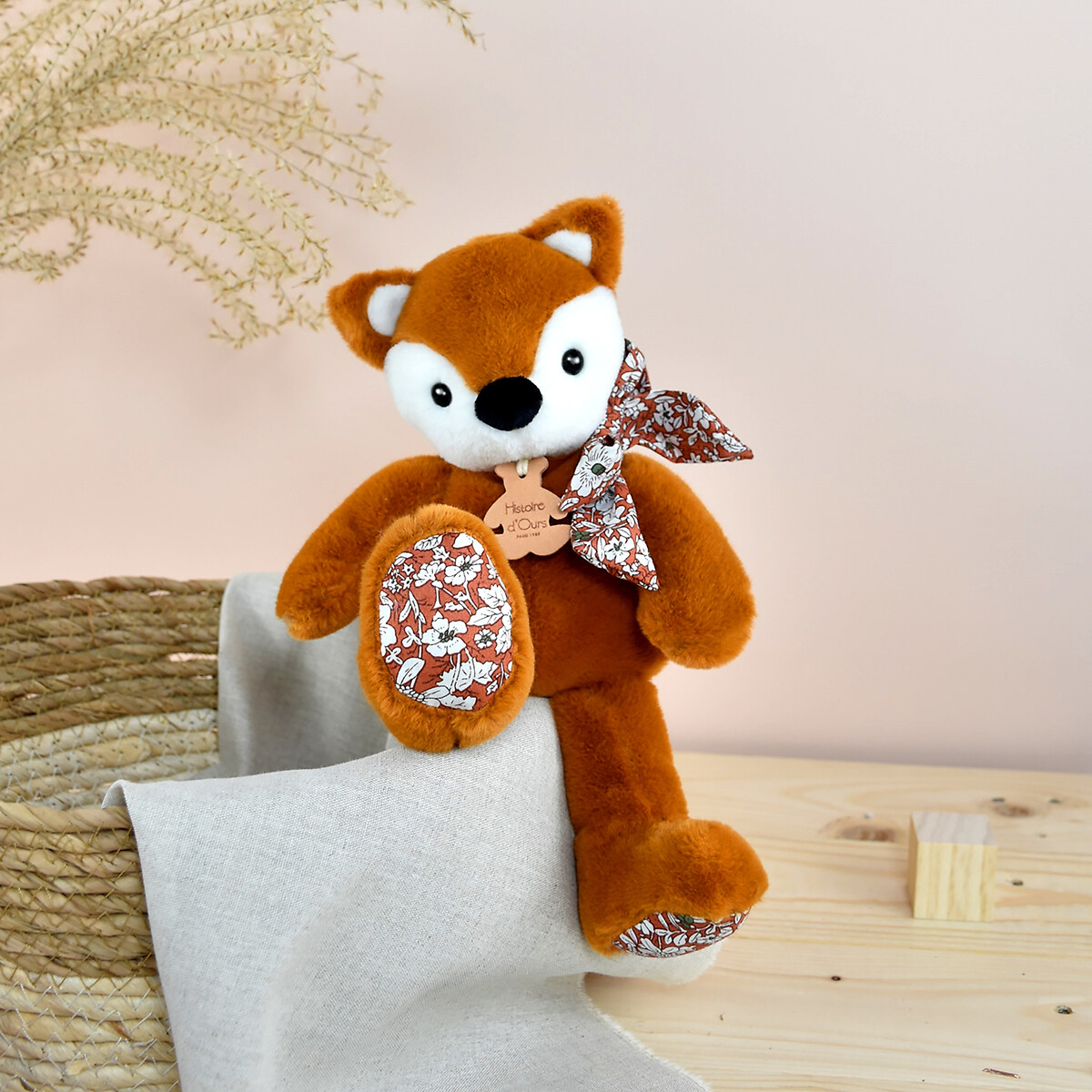 Doudou Renard 25cm orange, HISTOIRE D'OURS