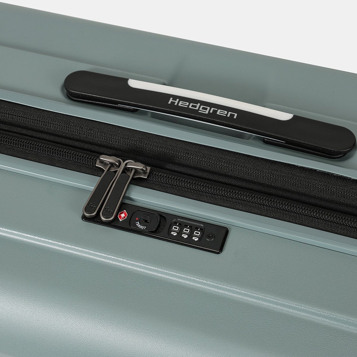 Valise soute rigide extensible 4 roues sécurisée grey-green, HEDGREN