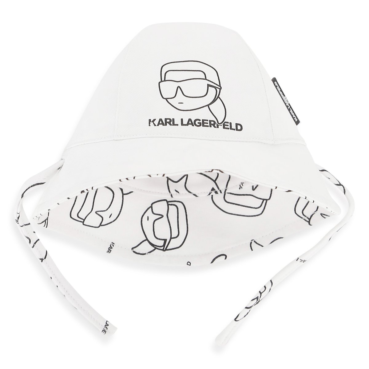 Bob réversible blanc, KARL LAGERFELD KIDS