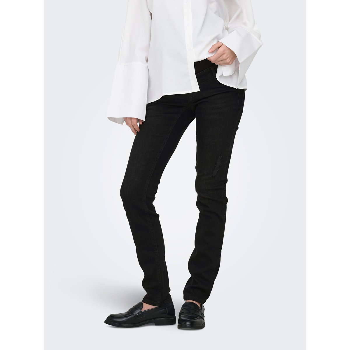 Jean Skinny washed black, ONLY