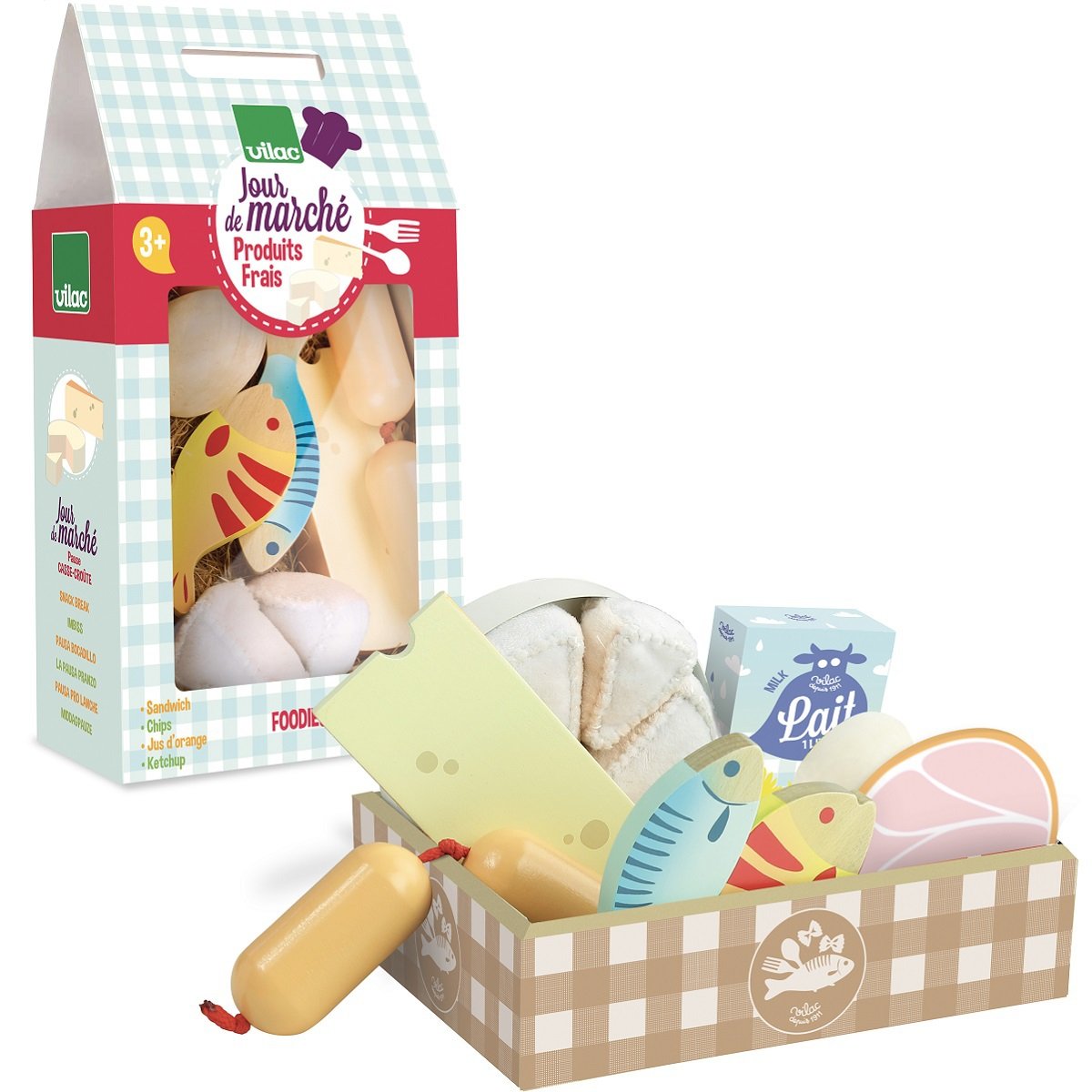 Set de Produits Frais Jour de Marché beige, VILAC