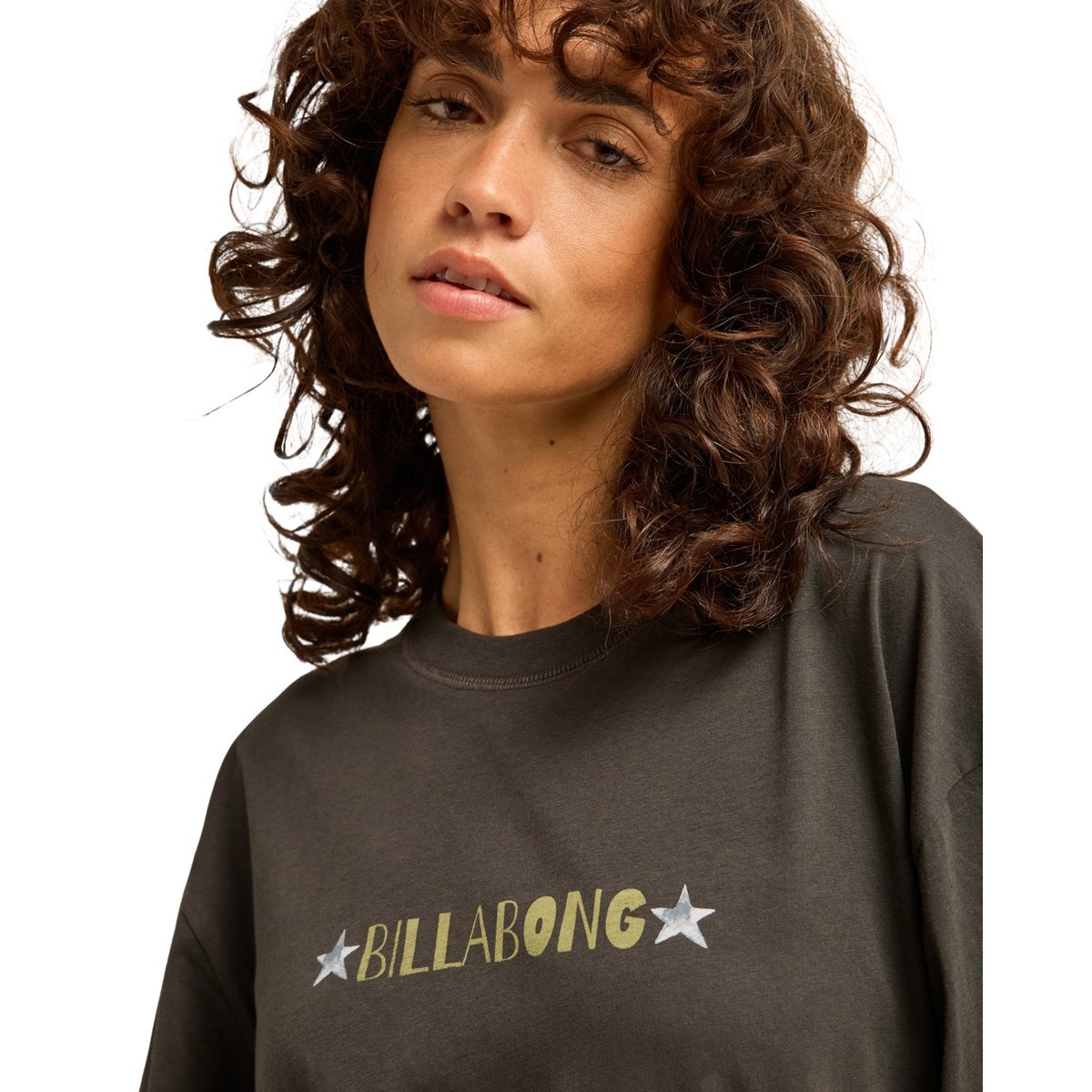 T shirt manches longues RINDING WEST noir off black, BILLABONG