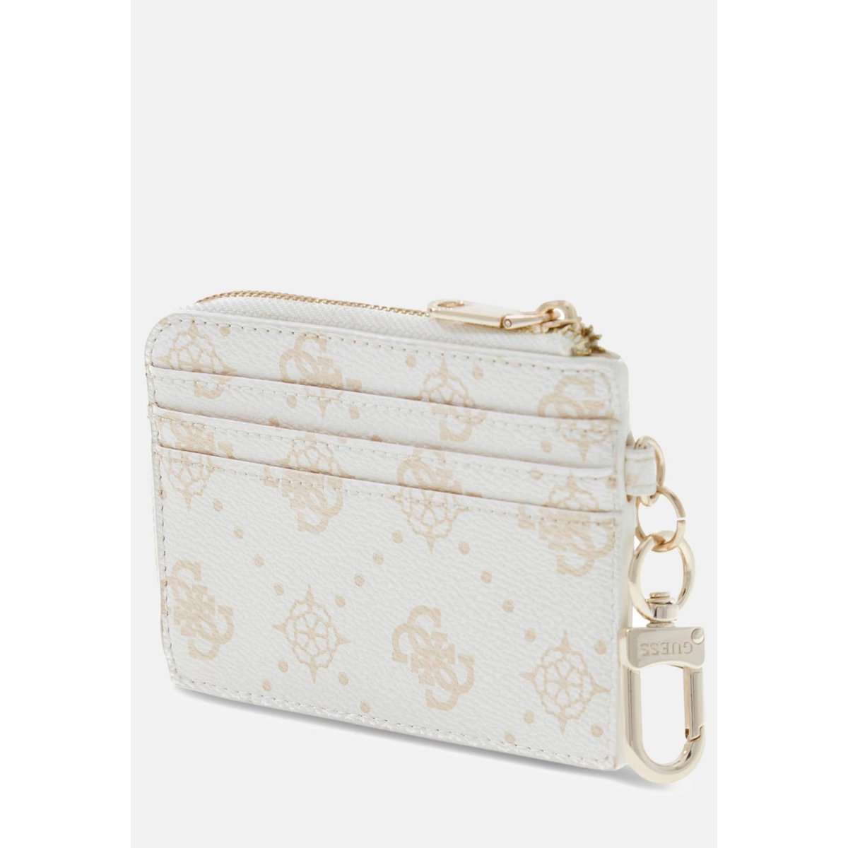 Porte-Clés Logo Emelie blanc, GUESS