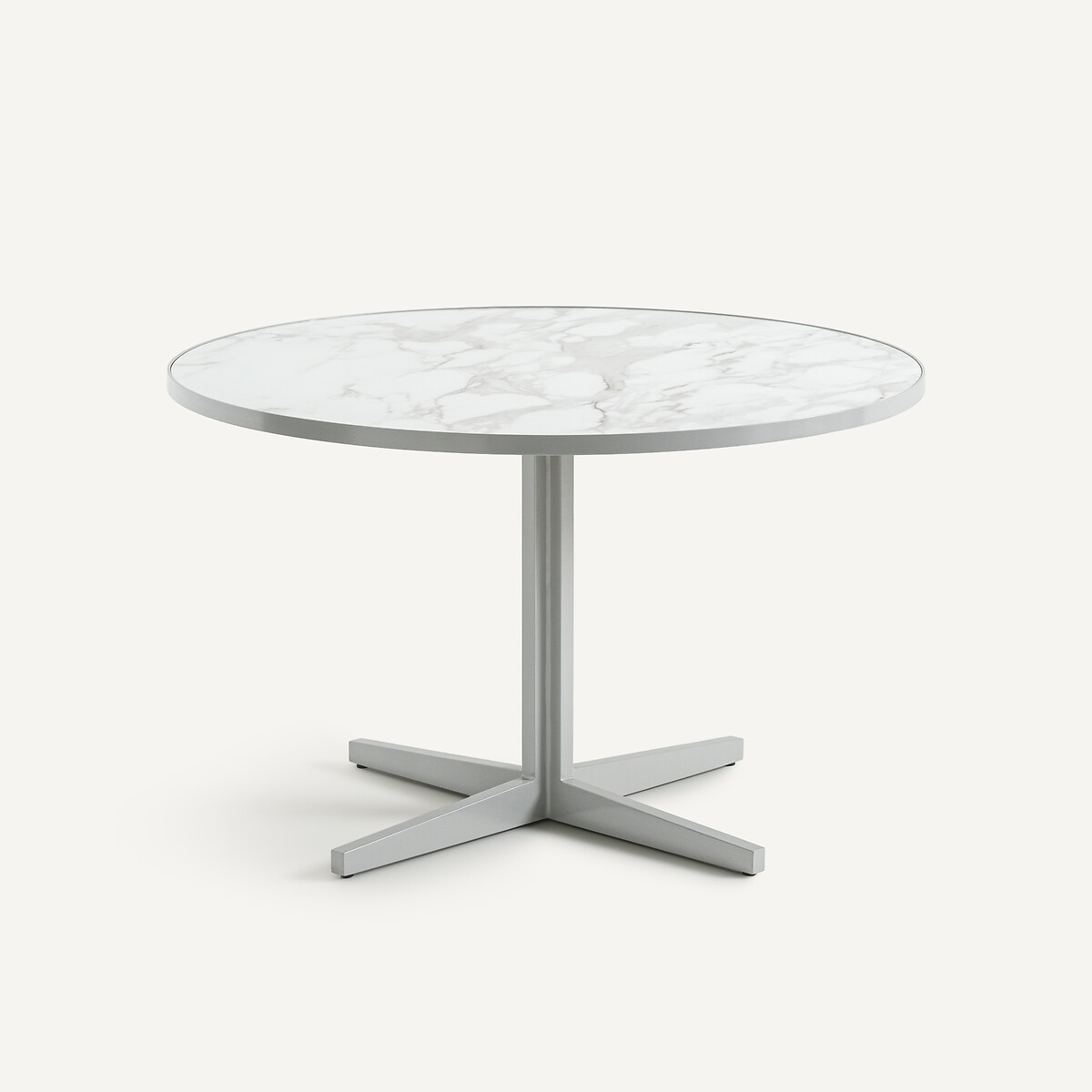 Calizi Round Aluminium Garden Table galvanised metal, AM.PM