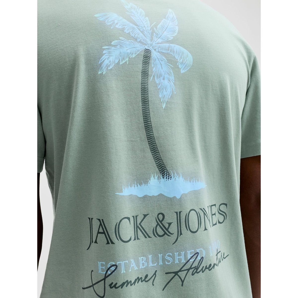 T-Shirt grise - stormy sea 1, JACK & JONES