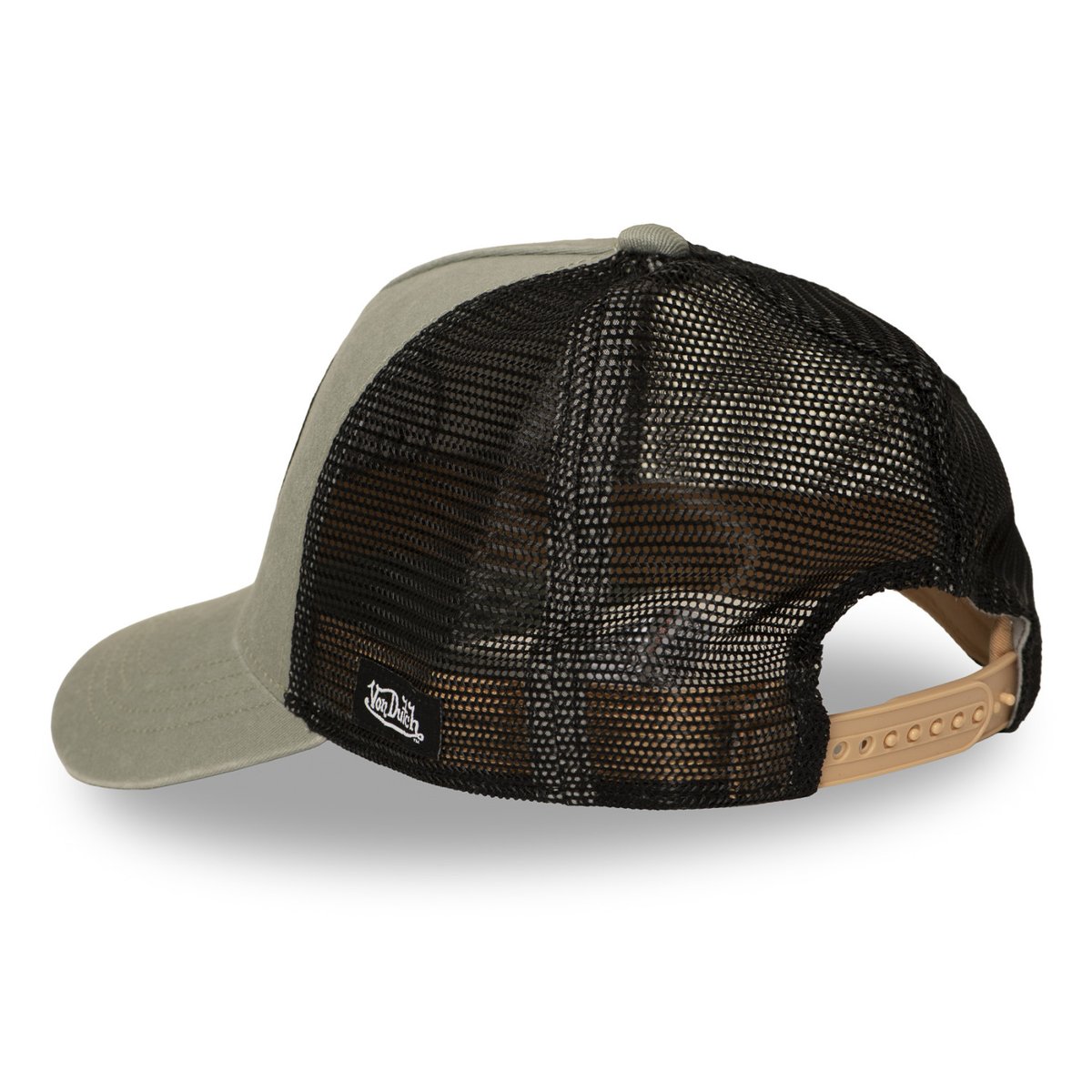Casquette trucker ACID kaki clair/beige/noir, VON DUTCH