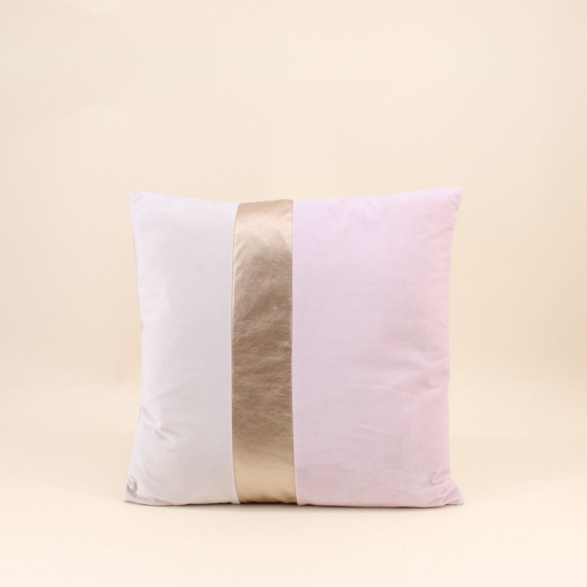 Coussin satiné 45x45cm rose, ORNAMI