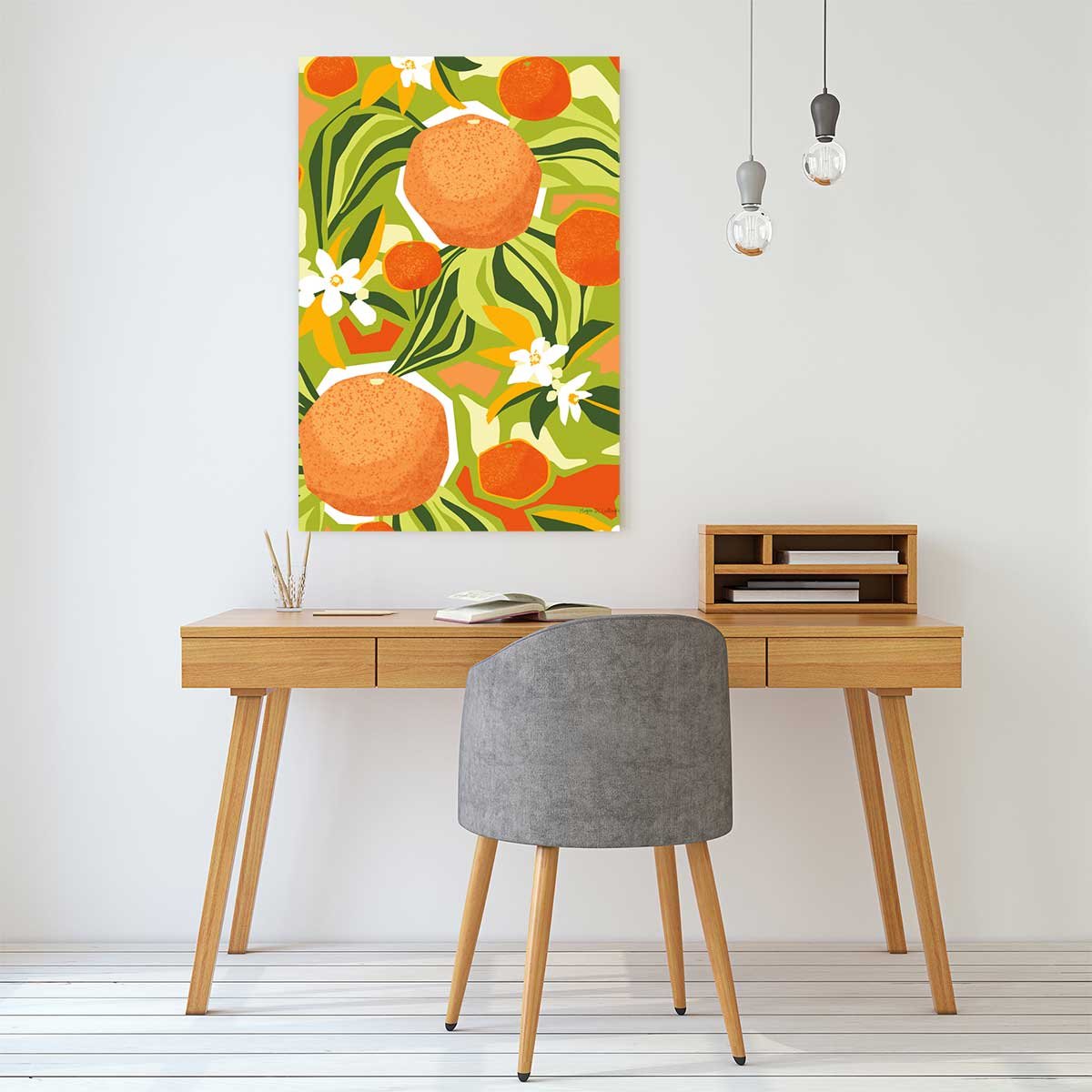 Tableau bel oranger tableau alu dibond, HEXOA