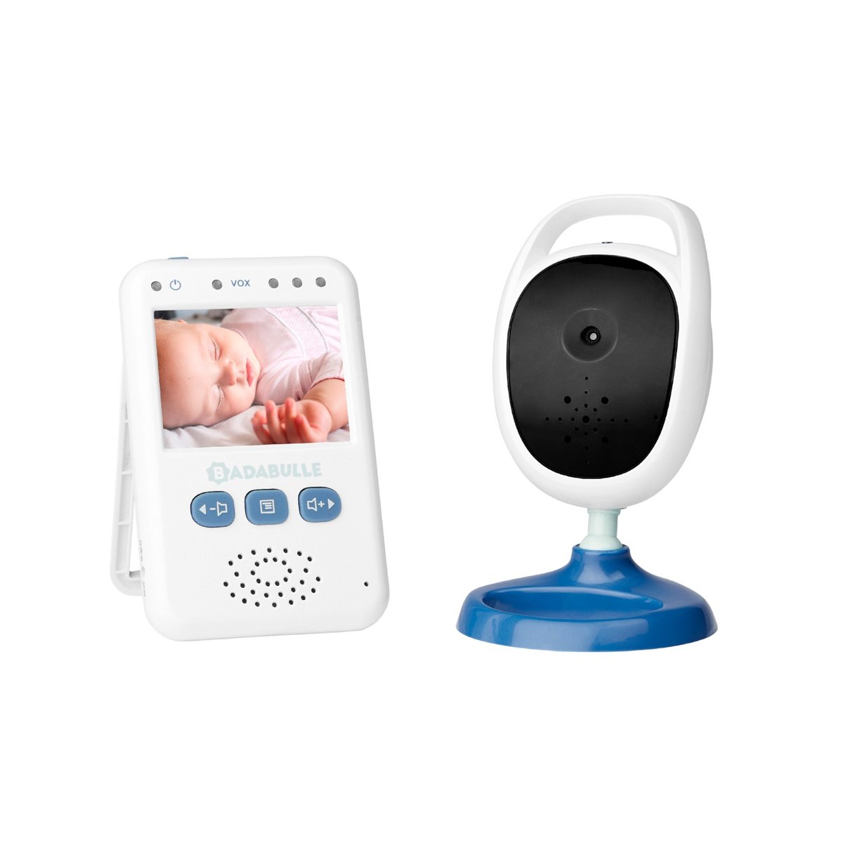 Babyphone caméra 250m blanc, BADABULLE