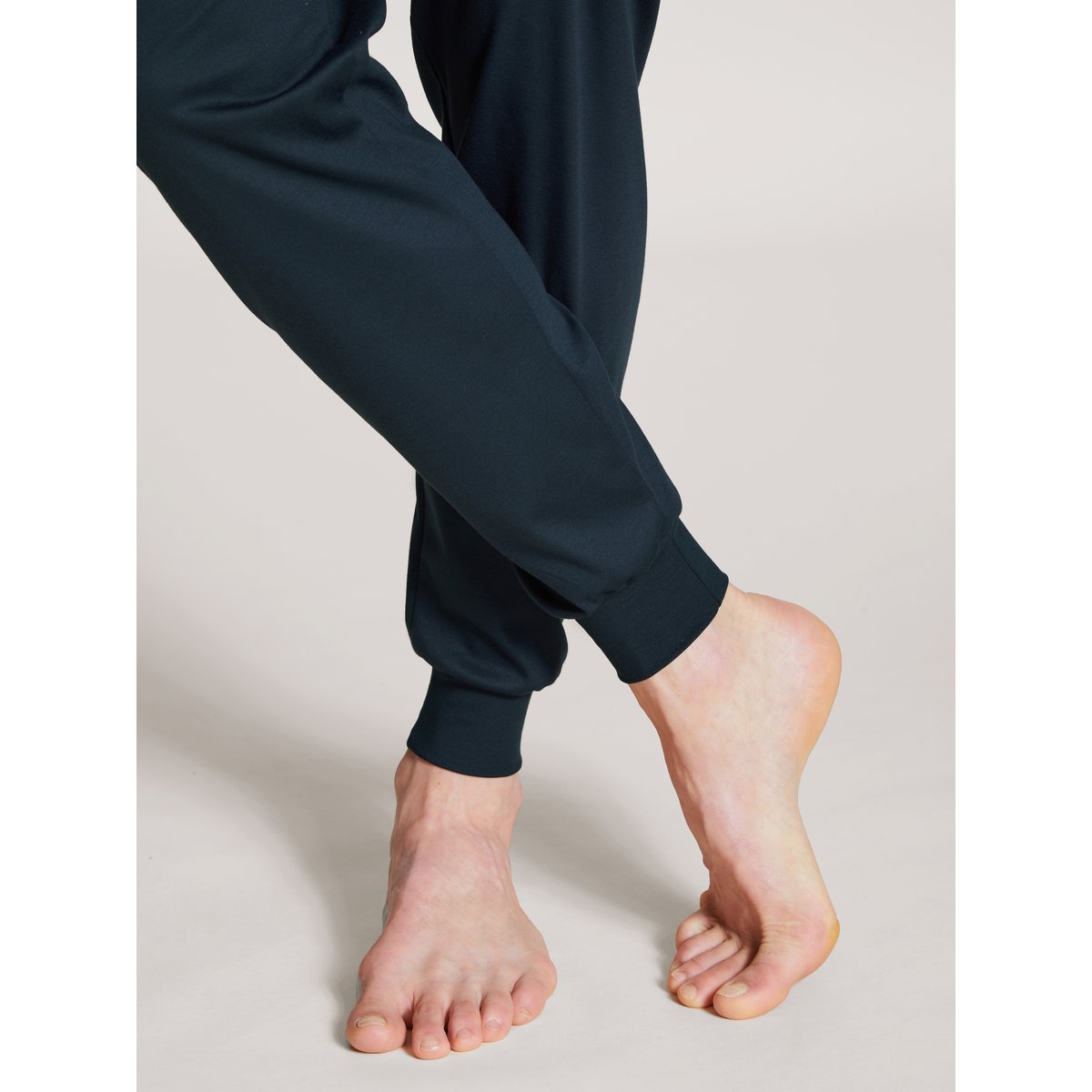 Pyjama avec bords élastiques manches longues Coton NIGHTWEAR XTRA saragossa blue, CALIDA