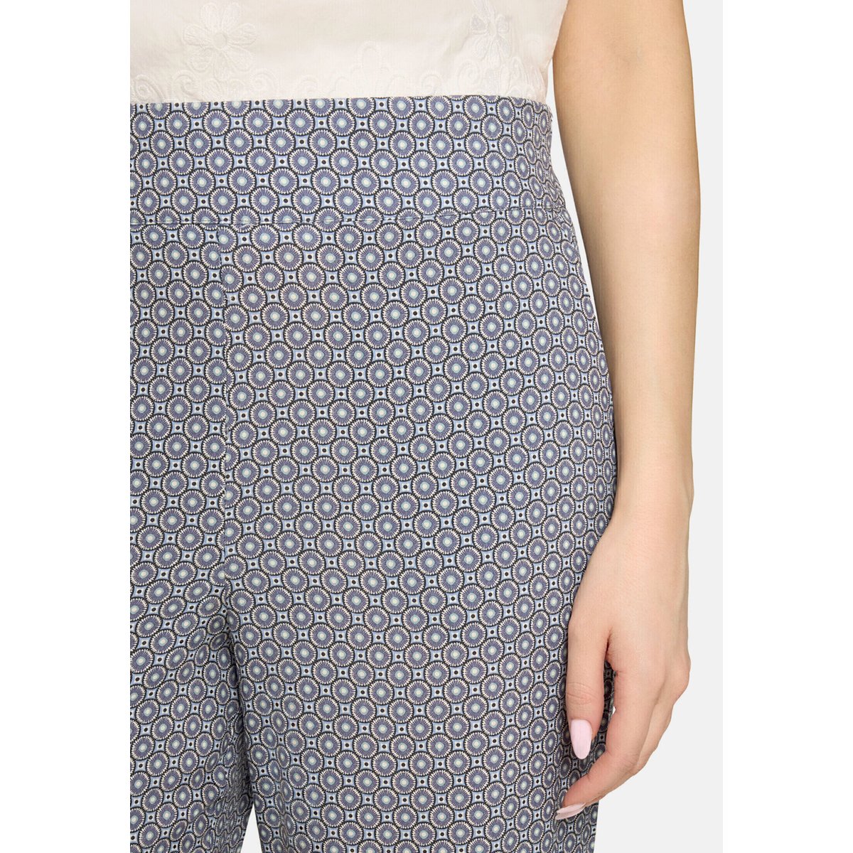 Pantalon Marlene à taille élastique blue/ dark blue, BETTY BARCLAY