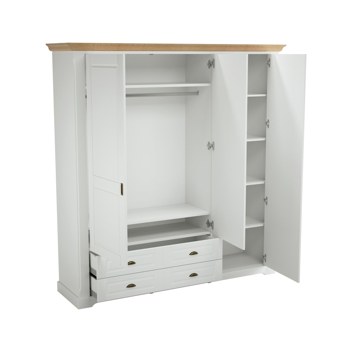 Armoire 3 portes - APOLLINE multicolore, CAMIF