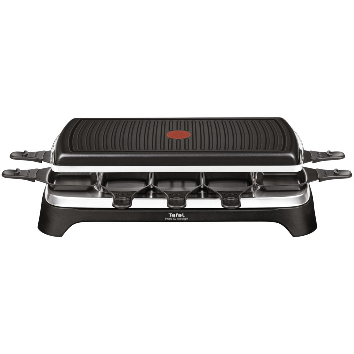 Raclette inox & design RE458812 couleur unique, TEFAL