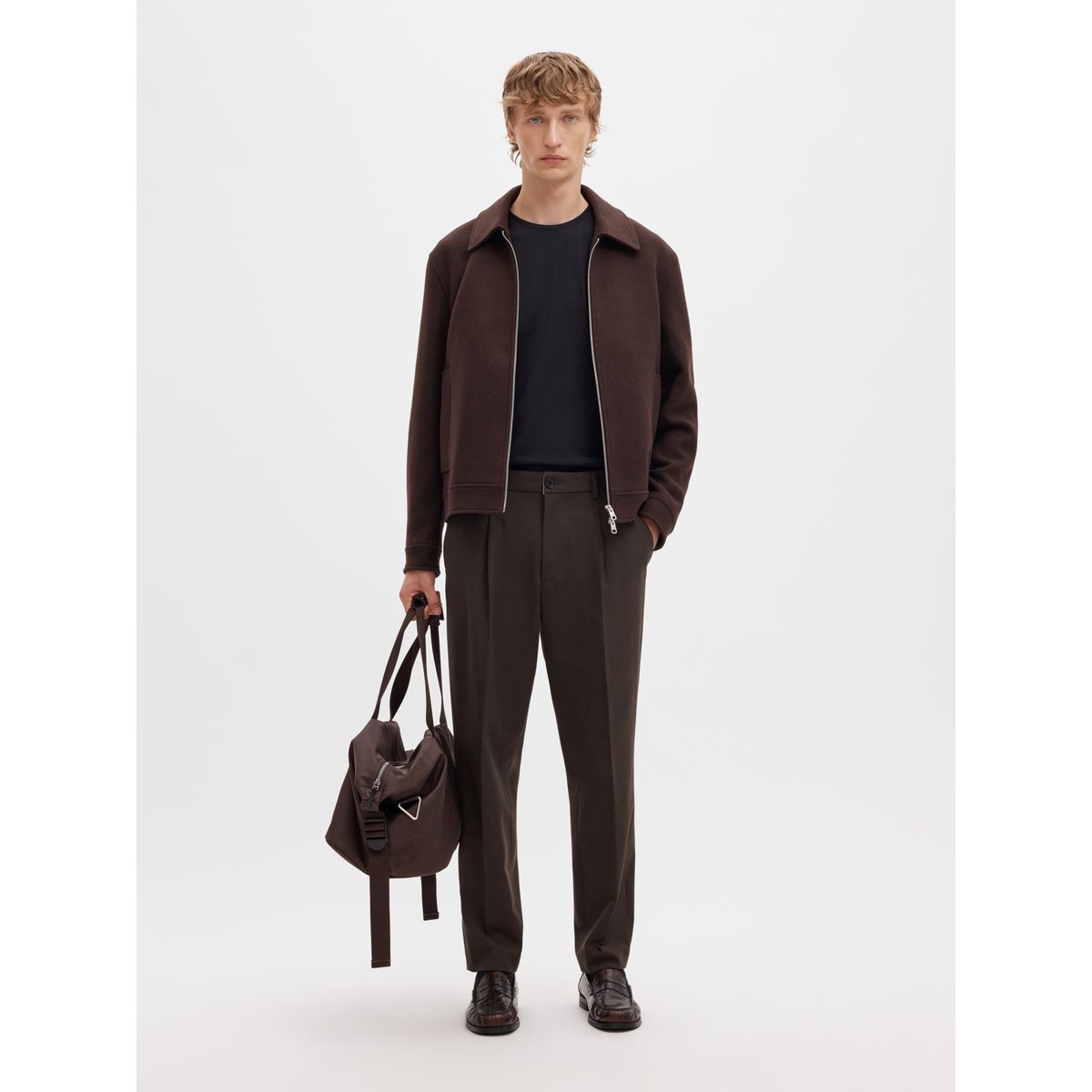 T-Shirt noir - black, SELECTED