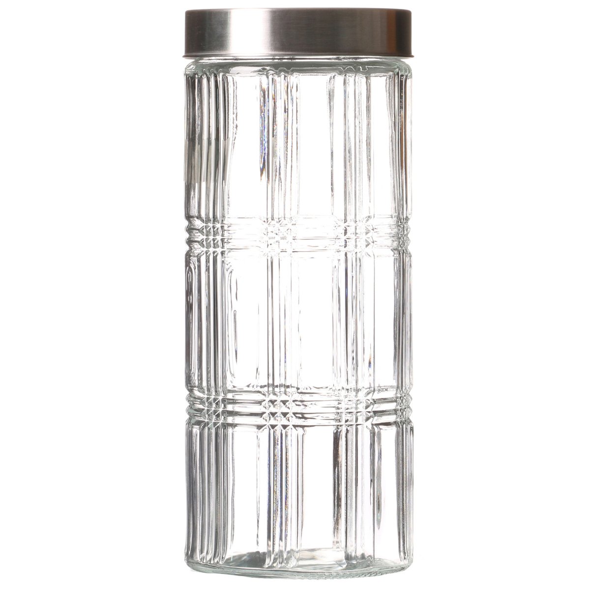 Bocal Cuisine Hermétique en Verre avec Couvercle Inox - 2200ml transparent, WADIGA