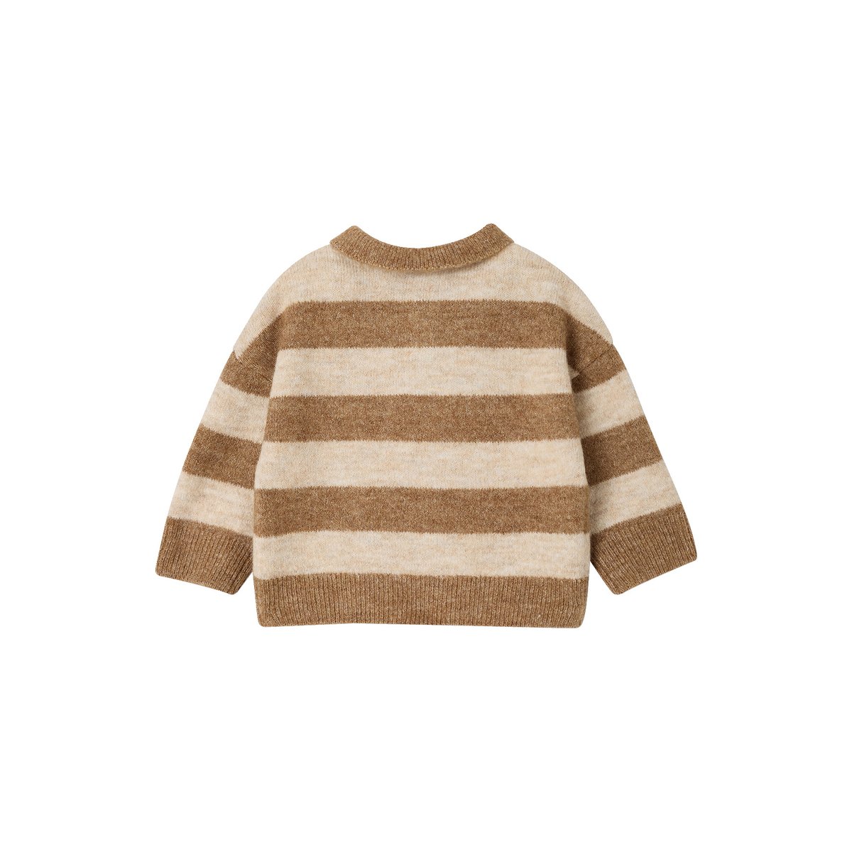 Pull polo taupe, VERTBAUDET