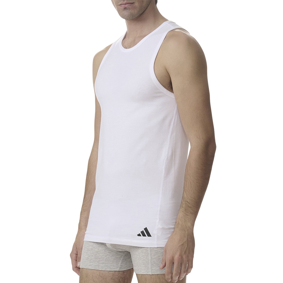 Débardeurs, lot de 2, ergonomiques ACTIVE FLEX COTTON blanc, ADIDAS SPORTSWEAR