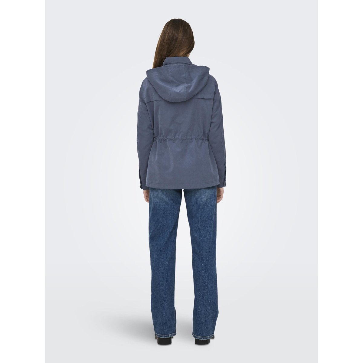 Parka à capuche ombre blue, ONLY