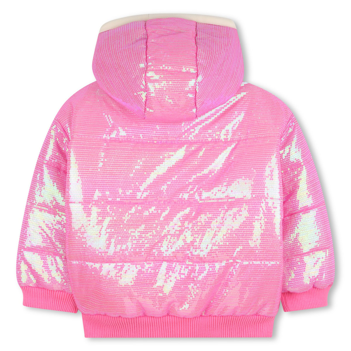 Veste en duvet mi-longue rose flash, BILLIEBLUSH