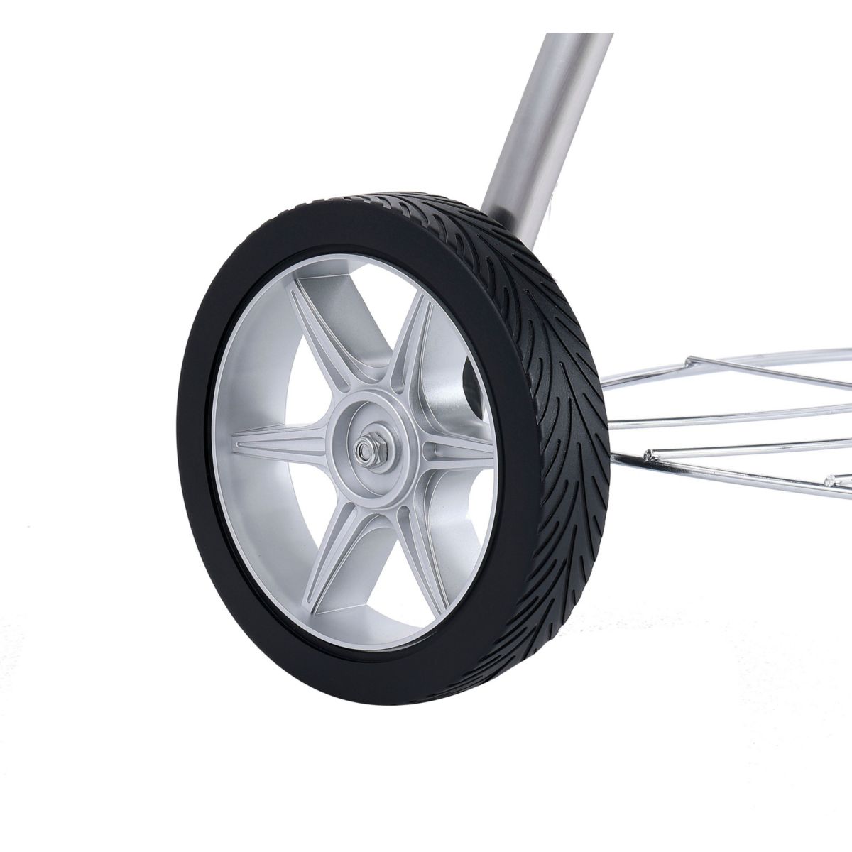 Barbecue charbon EBCK1 vert sur pieds  55 cm couleur unique, ESSENTIEL B