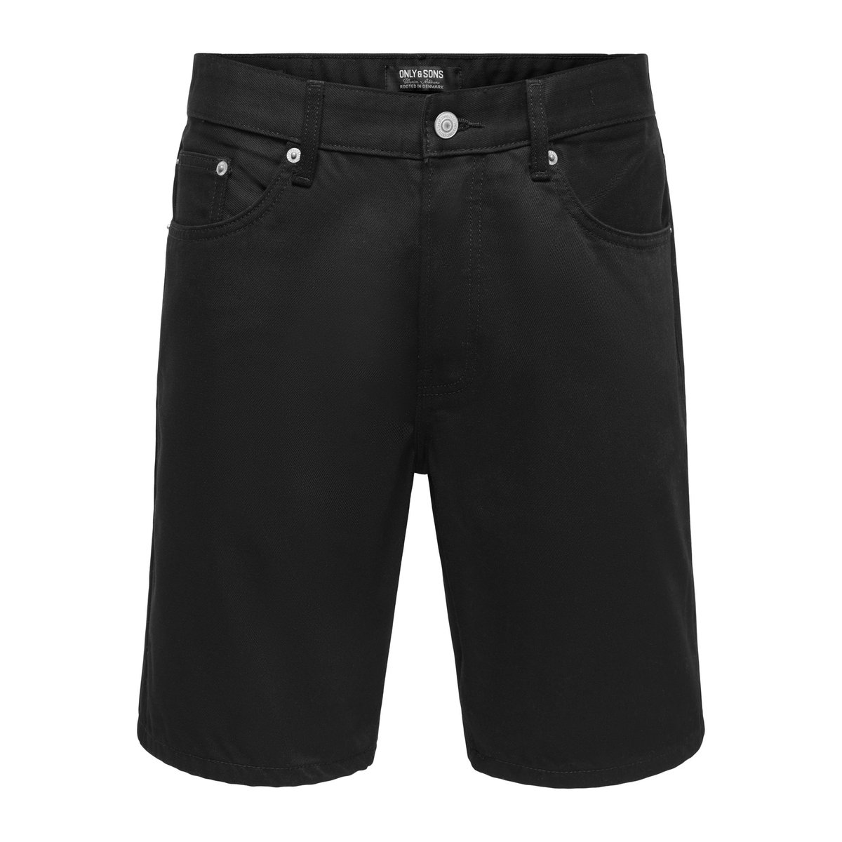 Short En Denim black denim 1, ONLY & SONS