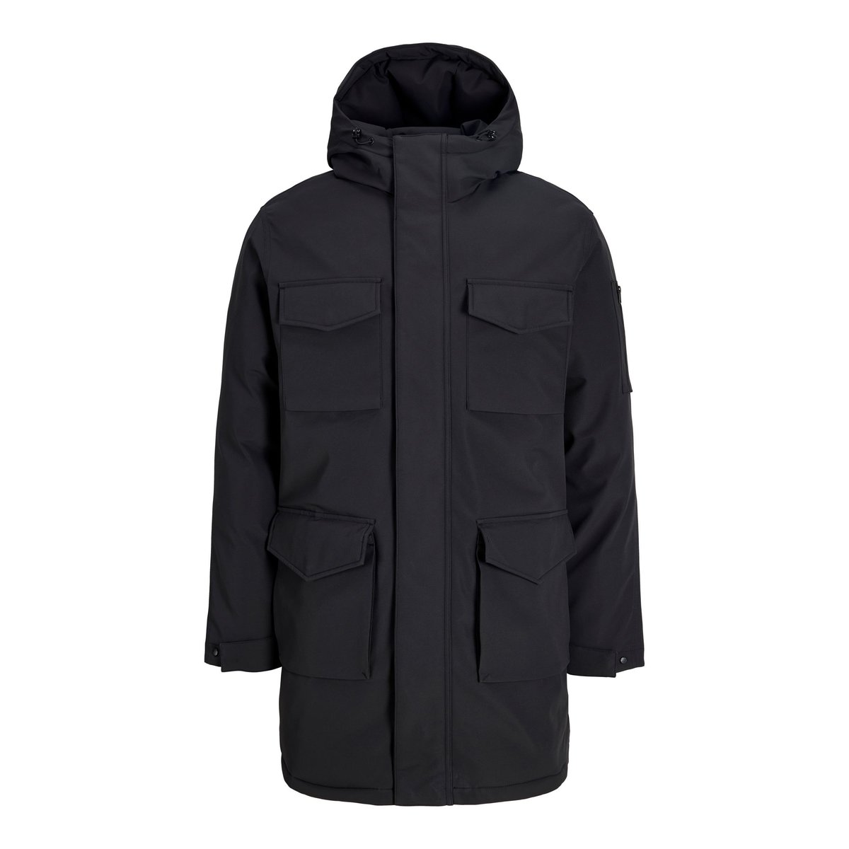 Parka black 1, JACK & JONES