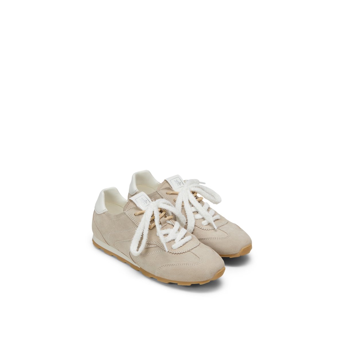 Baskets Modèle Fabiana avec double laçage beige, MARC O'POLO