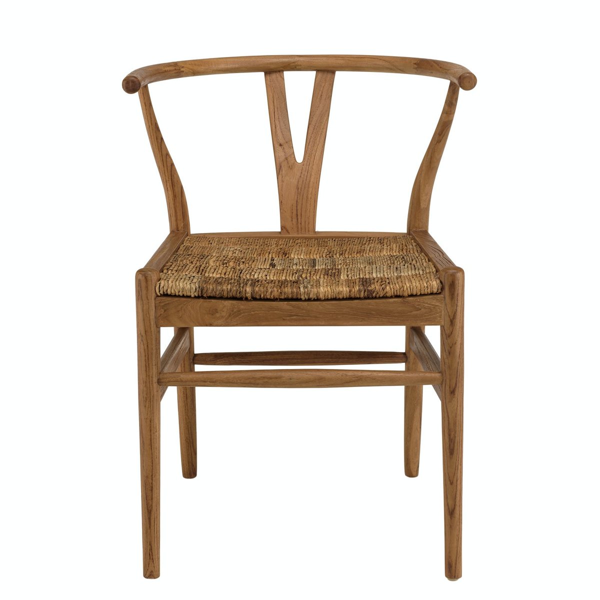 Chaise vintage bois recyclé et cannage chanvre tressé SWING bois, PIER IMPORT