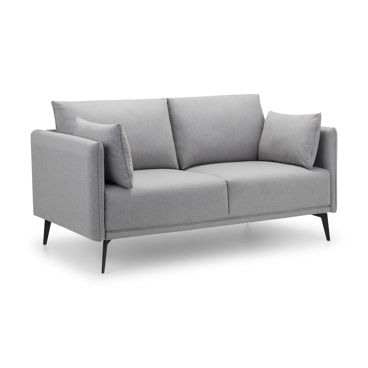 Roux Cosy Twill 2 Seater Sofa grey, SO'HOME