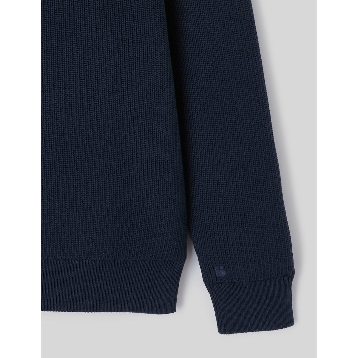Pull col rond bleu foncé, BZB