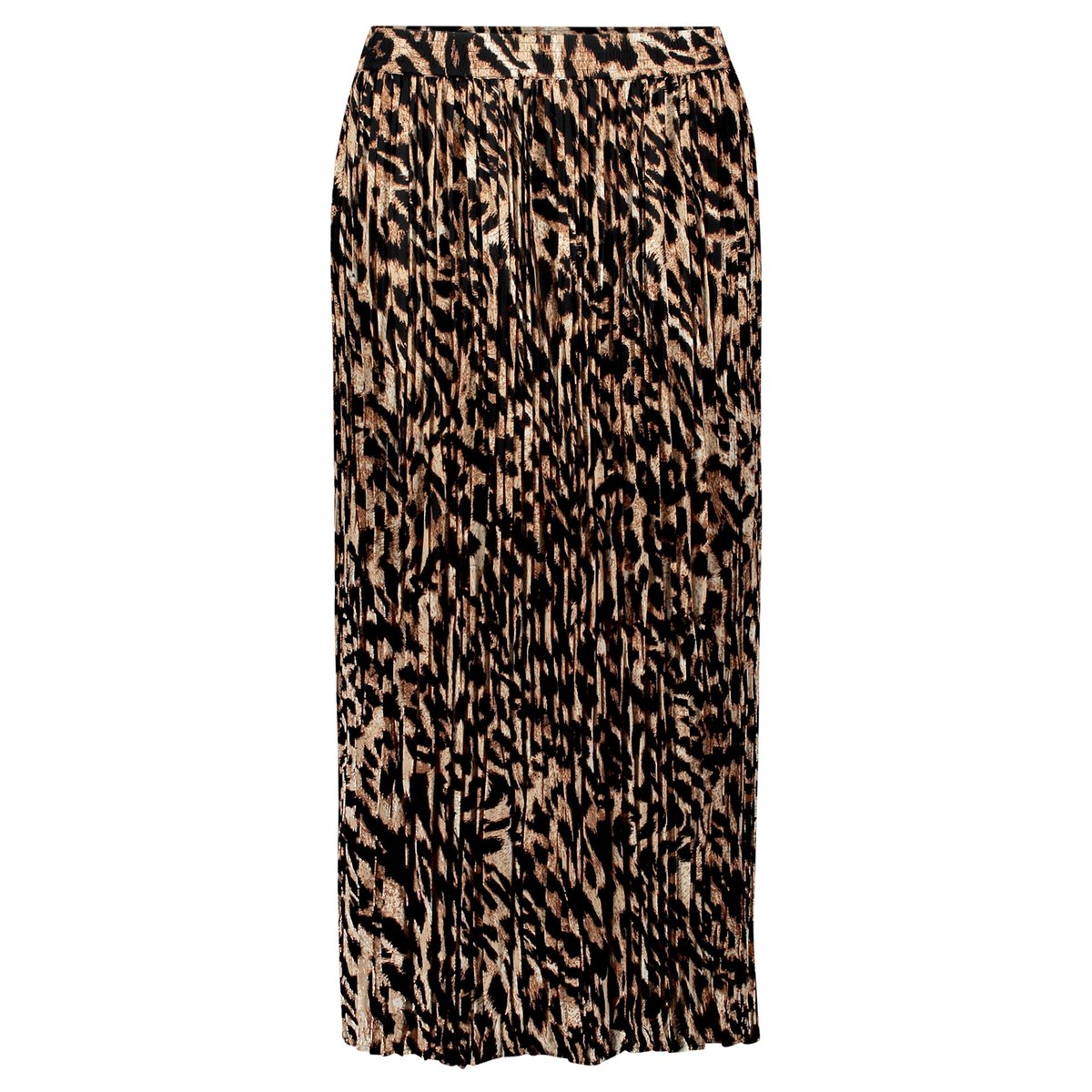 Jupe plissée à élastique noir/beige, BETTY BARCLAY