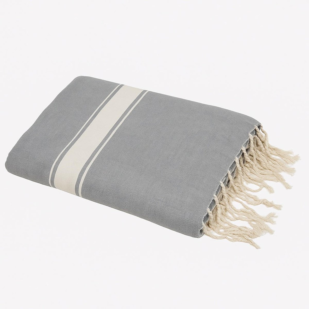 Nappe coton ST TROPEZ gris moyen, FEBRONIE