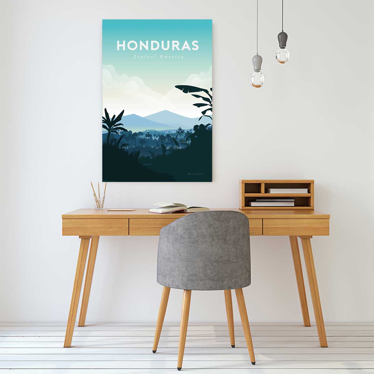 Tableau Voyage en Honduras tableau alu dibond, HEXOA