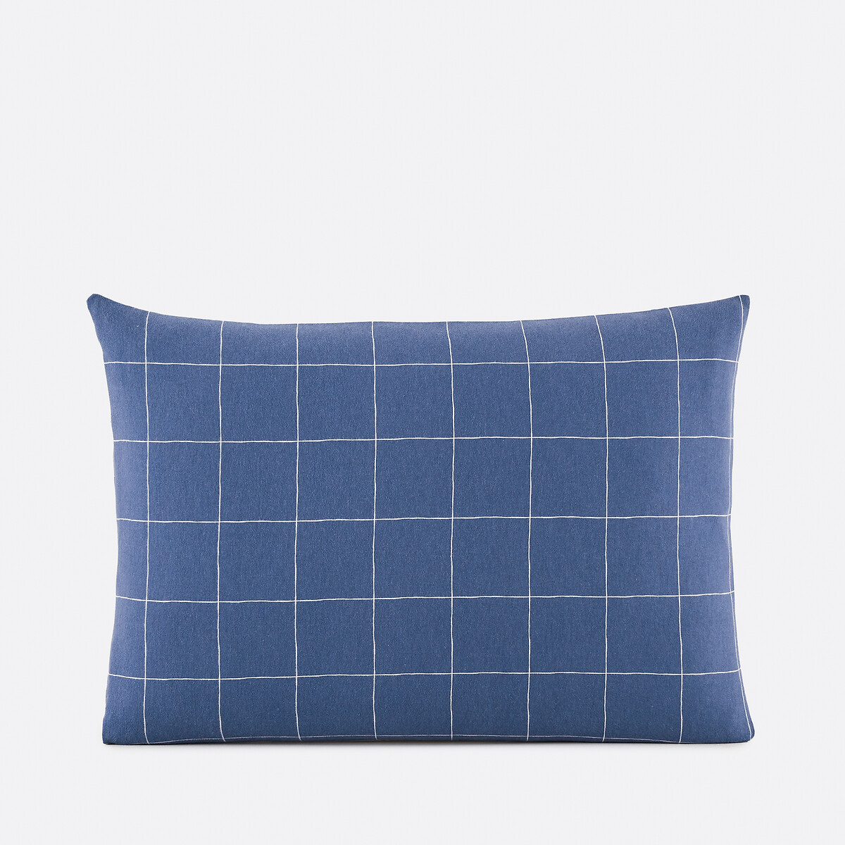 Funda de almohada infantil de franela, Solven blanco/azul, LA REDOUTE INTERIEURS