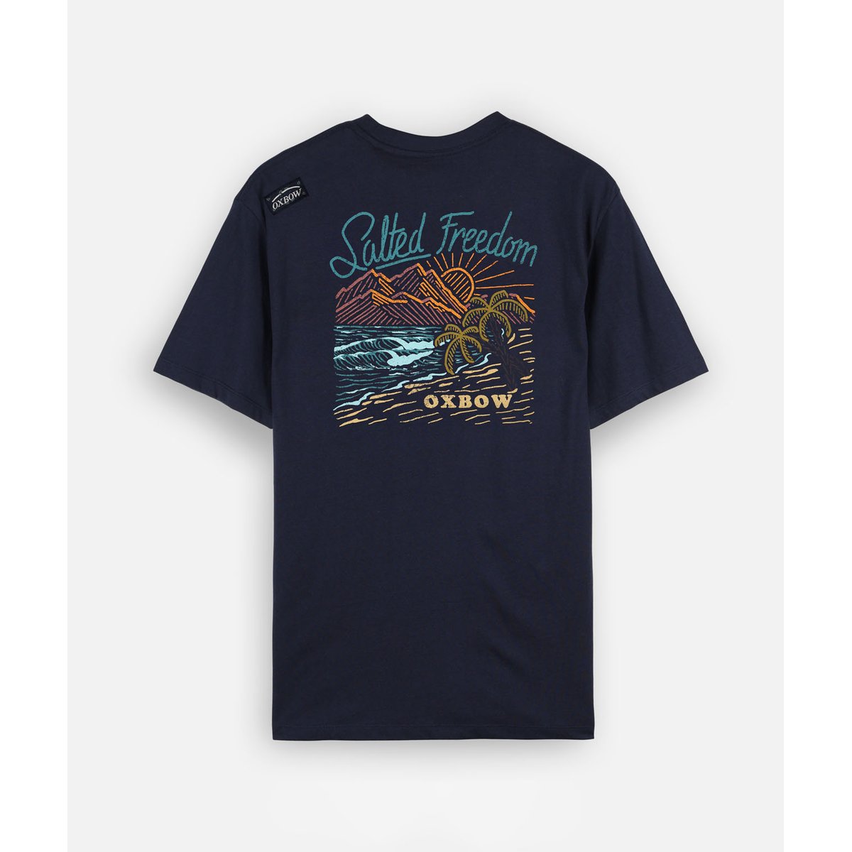 Tee-shirt manches courtes HORIZON deep marine, OXBOW