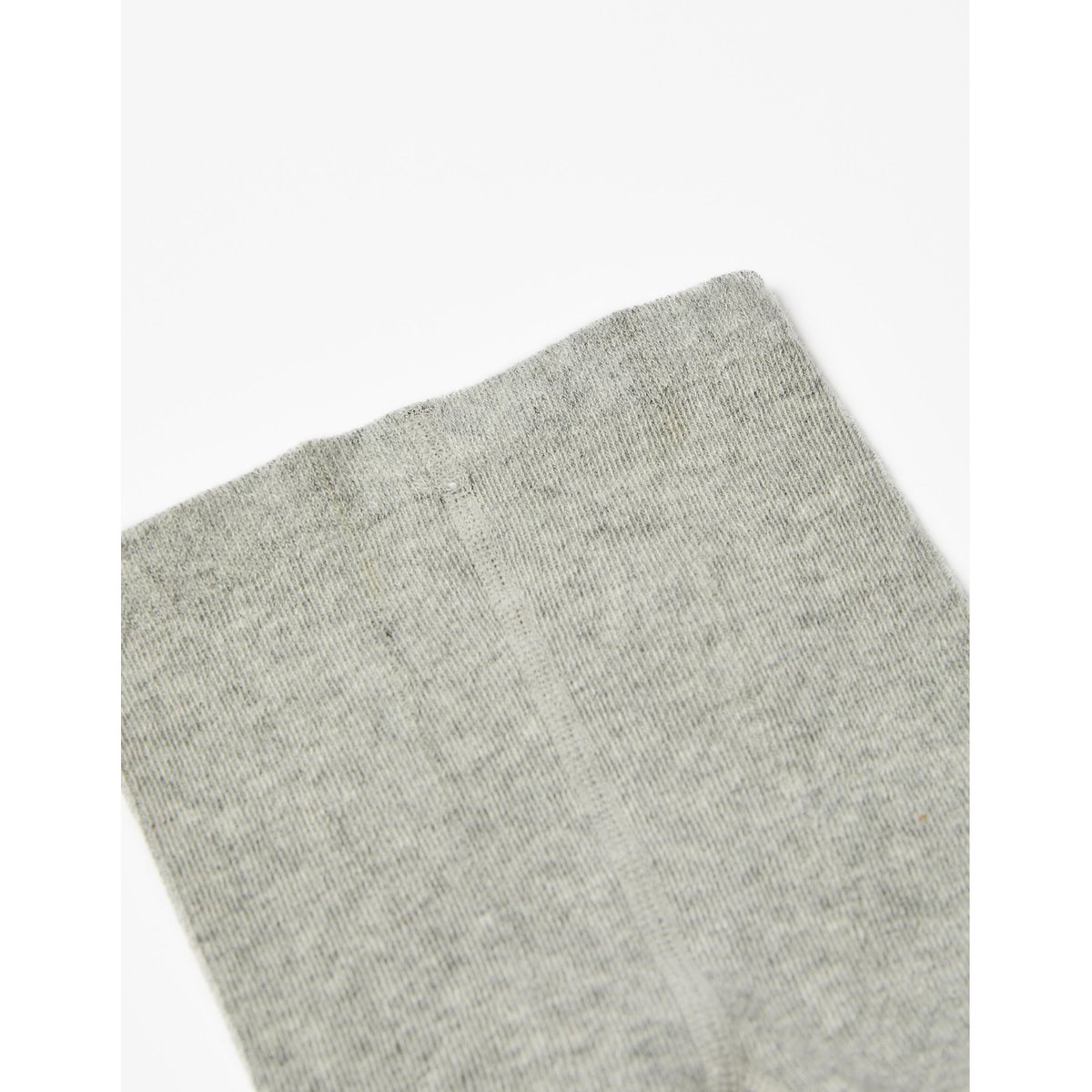 Collants Unis en Coton gris clair, ZIPPY