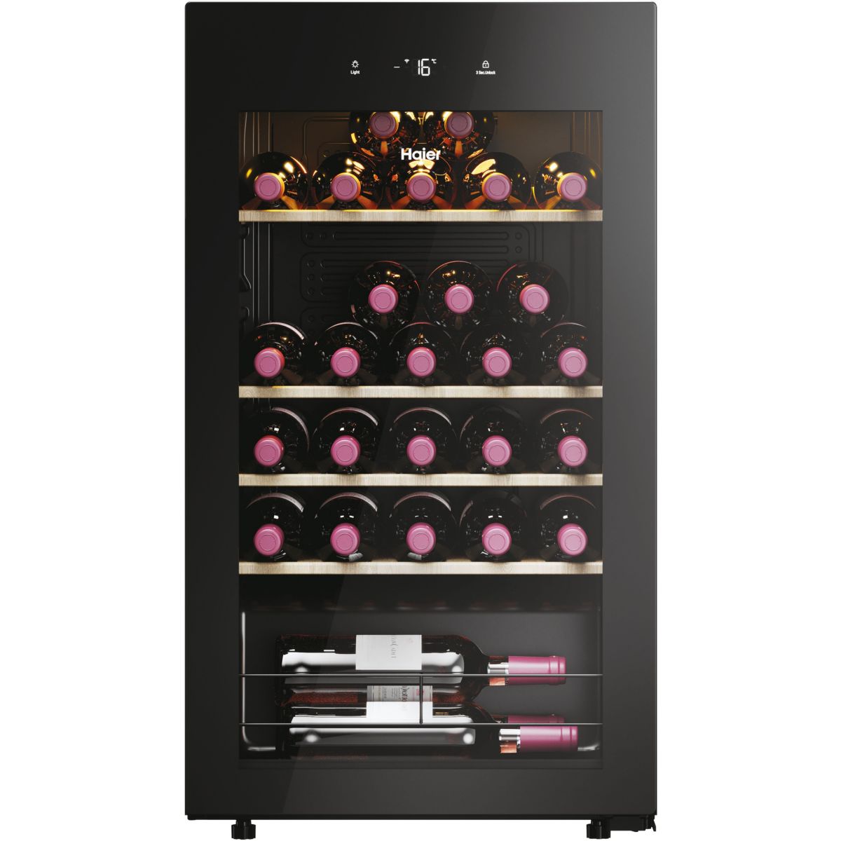 Cave à vin de service HWS34GGH1 couleur unique, HAIER