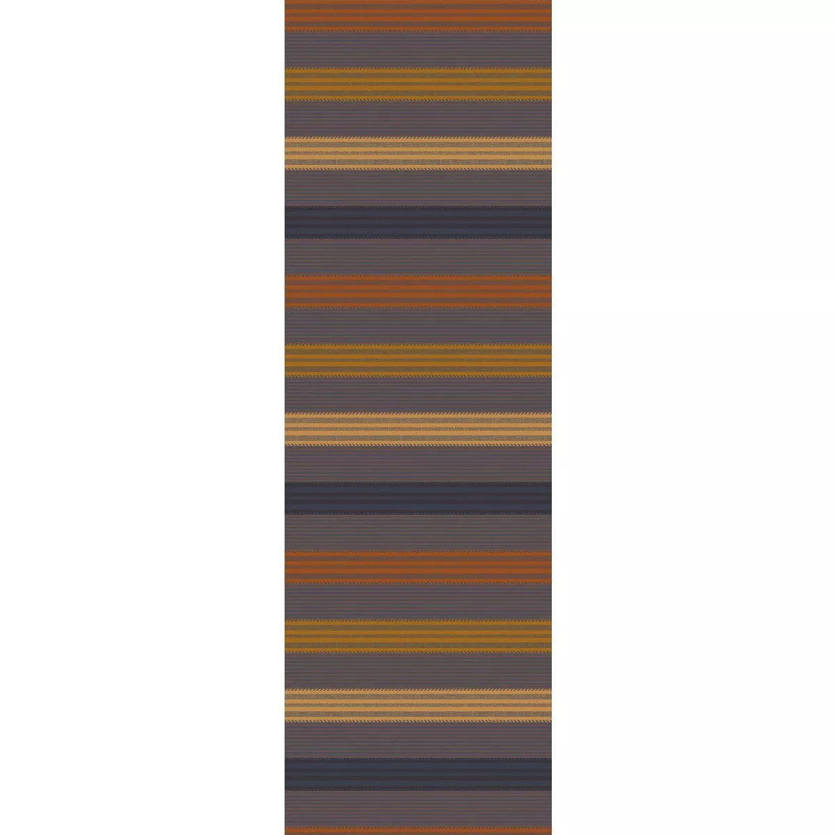 Chemin de table pur coton MILLE BAMBOUS onyx, GARNIER THIEBAUT
