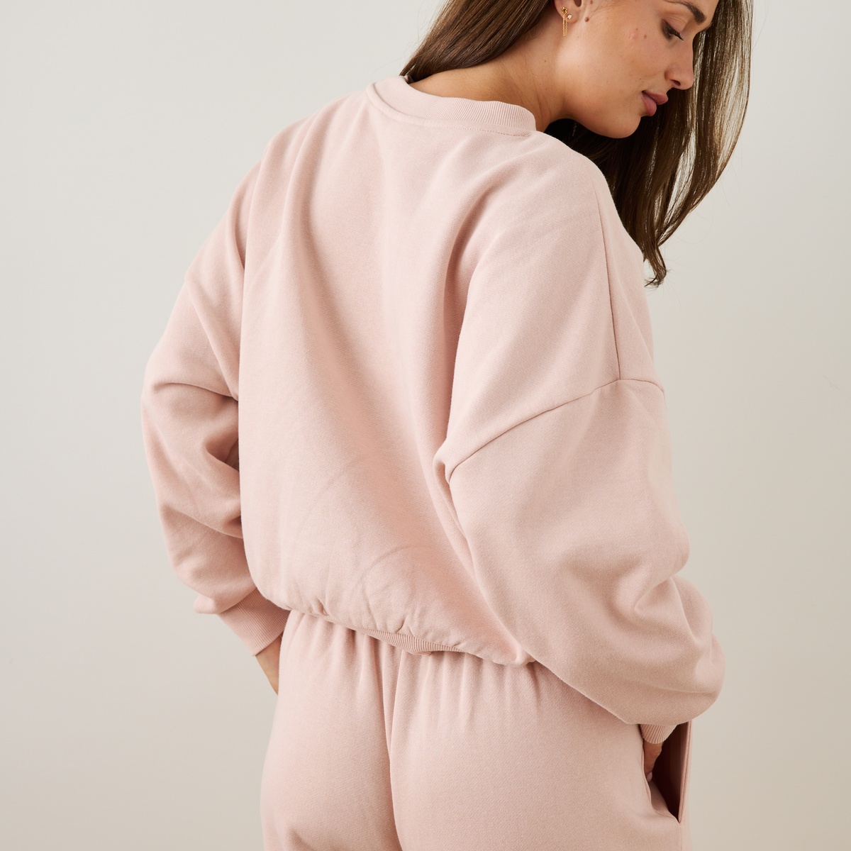 Sweat-shirt en molleton Rose rose, VARIANCE