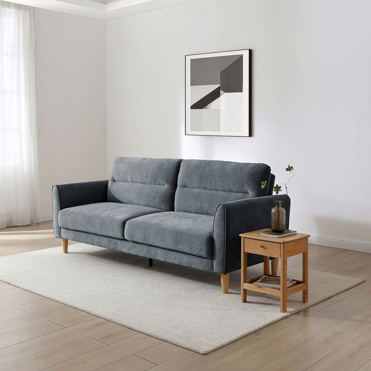 Finley Chenille Click Clack Sofabed denim, SO'HOME
