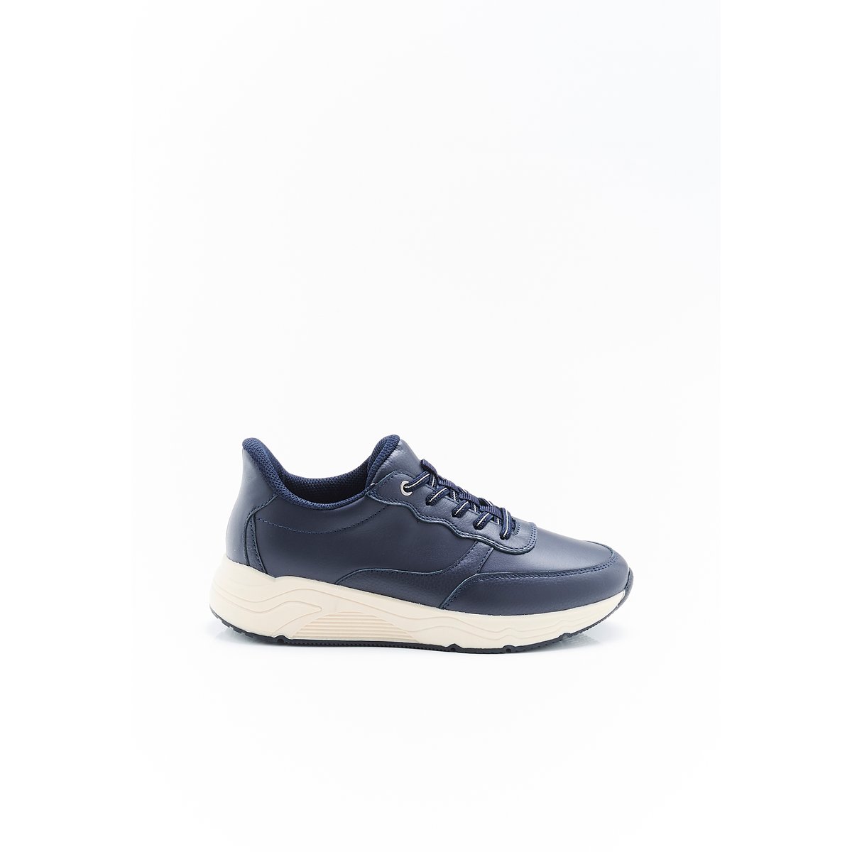 Baskets compensées Amortyl à lacets élastiqués bleu marine, DAMART