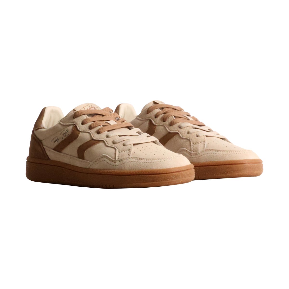 Basket Cuir Teddy Smith beige, TEDDY SMITH