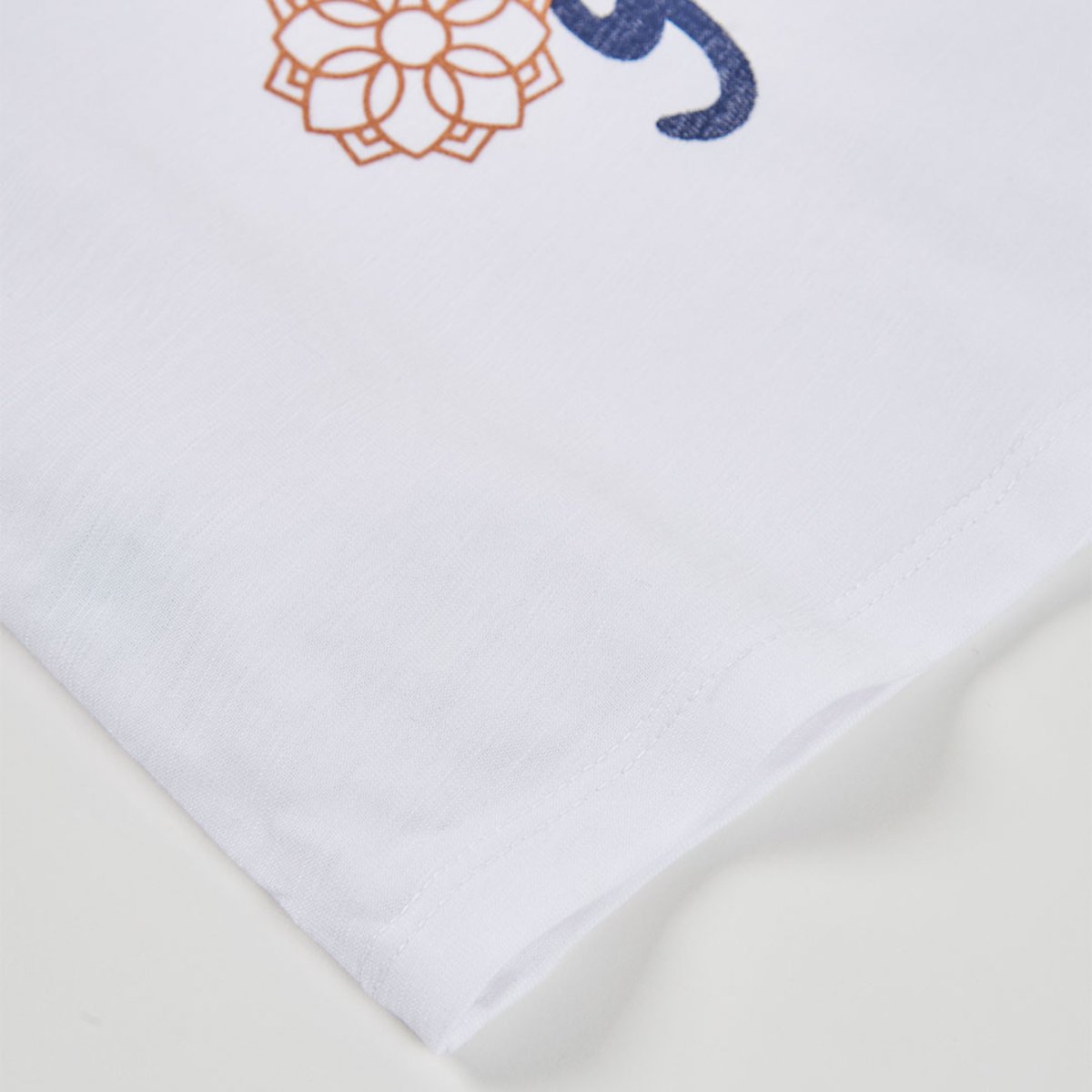 T-shirt fille coton blanc, BOBOLI