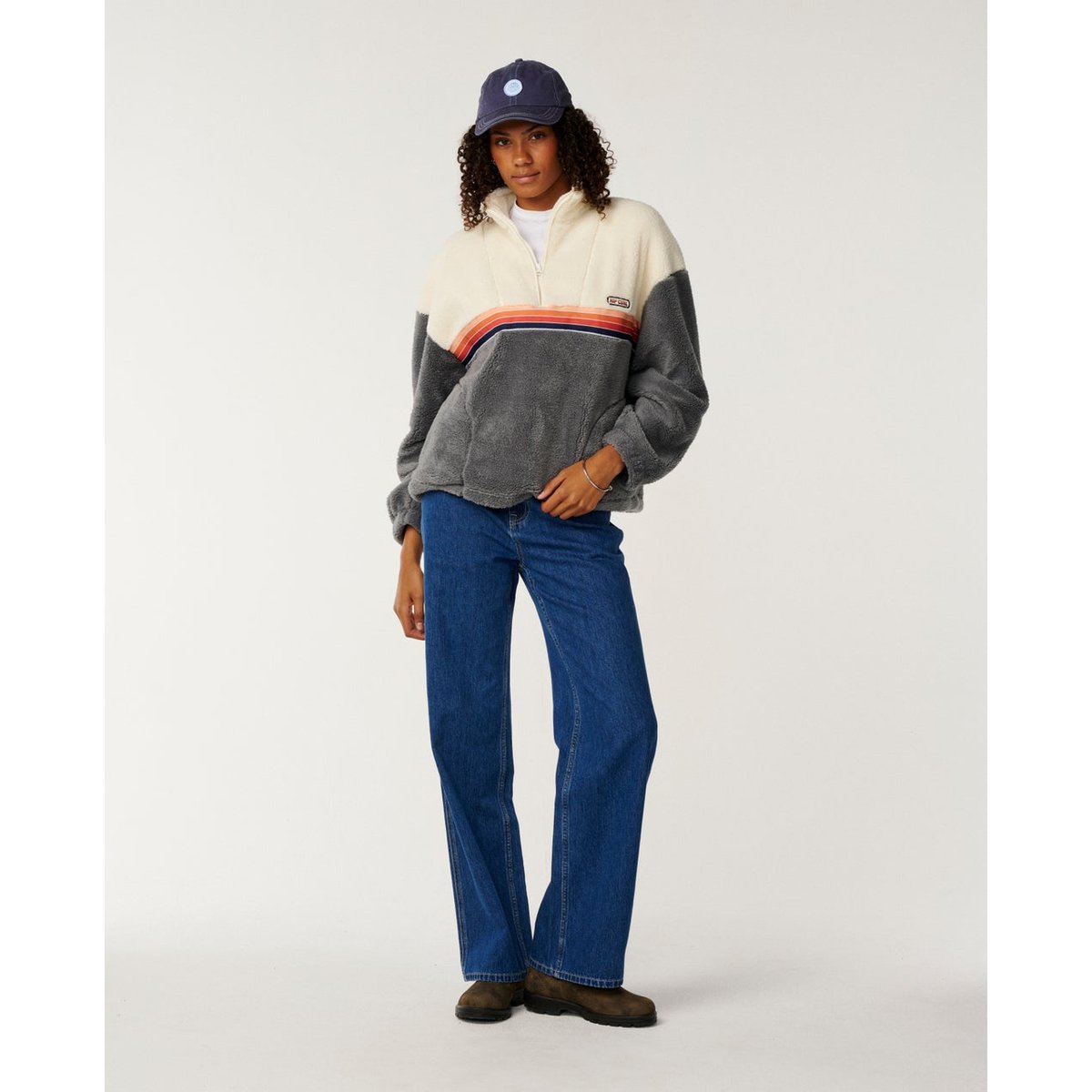 Polaire SURF REVIVAL gris anthracite, RIP CURL