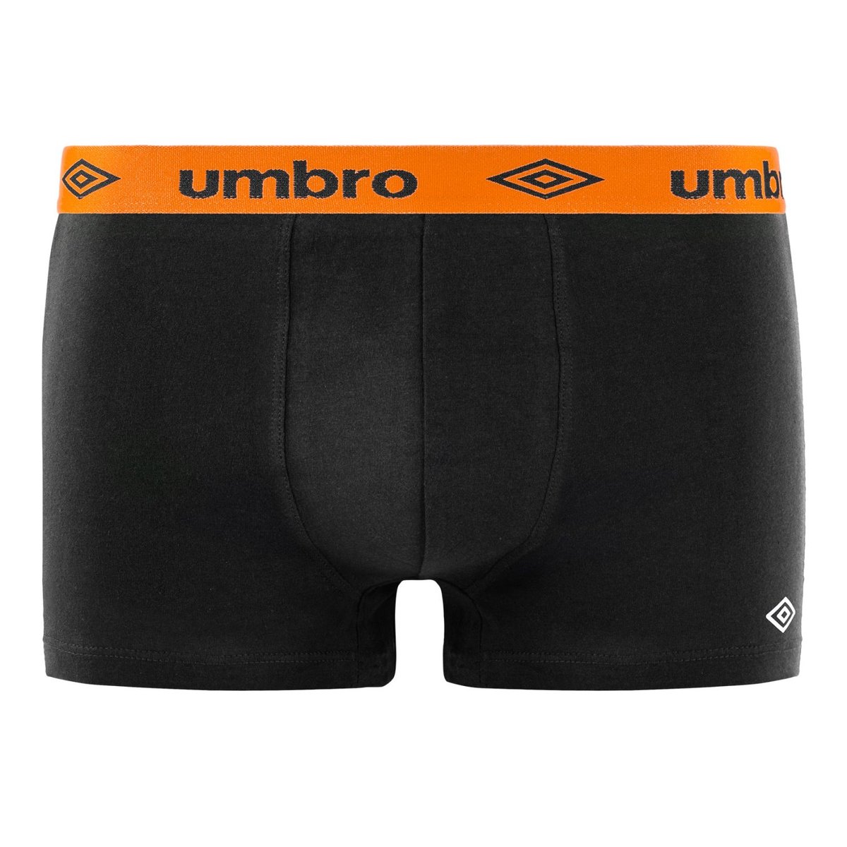Lot De 8 Boxers Coton Uni noir/bleu/jaune/vert/orange, UMBRO