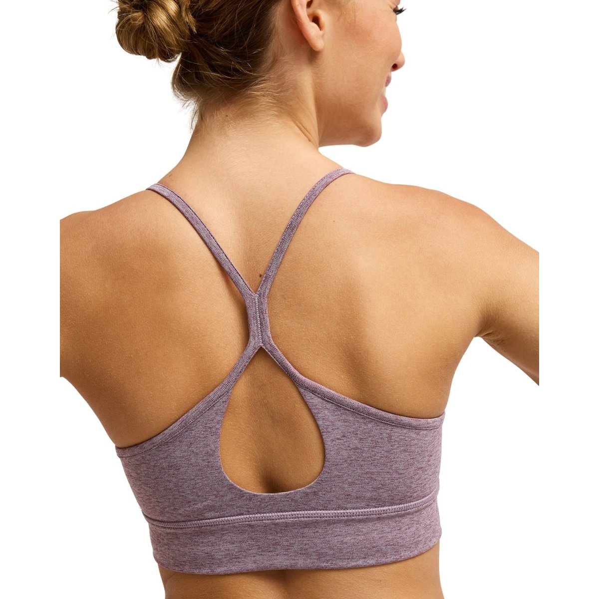 Brassière de sport à maintien léger RISE & VIBE CROSSED. violet blackberry wine, ROXY