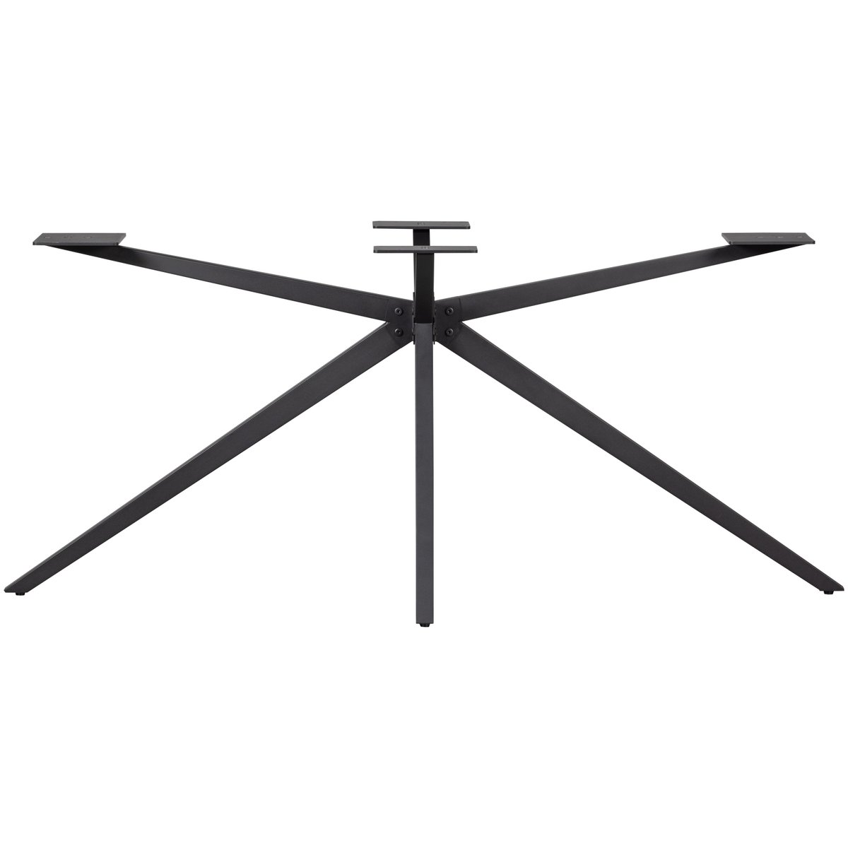 Pied de table croisee en métal HOLLAND noir, WOOOD