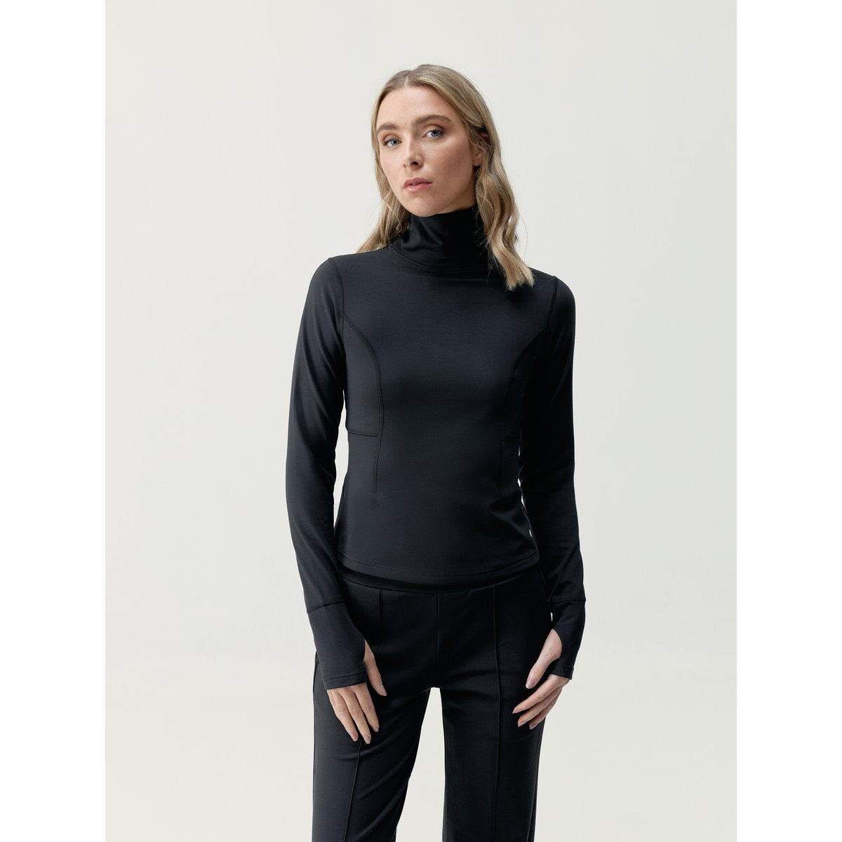 T-Shirt de sport Performance manches longues LEYA noir, BORN